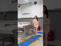 Προσαρμοσμένο μέγεθος Ανιχνευτής μετάλλων τροφίμων για γραμμή επεξεργασίας τροφίμων 25Kg χωρητικότητα